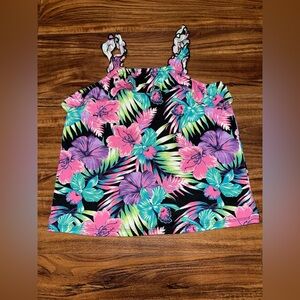Girls Floral Tank Top Size XXL